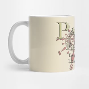 Paris, France GPS location Mug